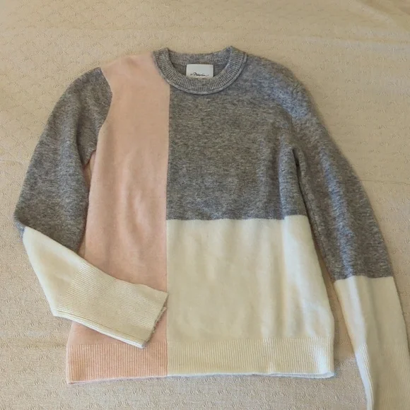 3.1 Phillip Lim Lofty Colorblock Sweater - Picture 2 of 6